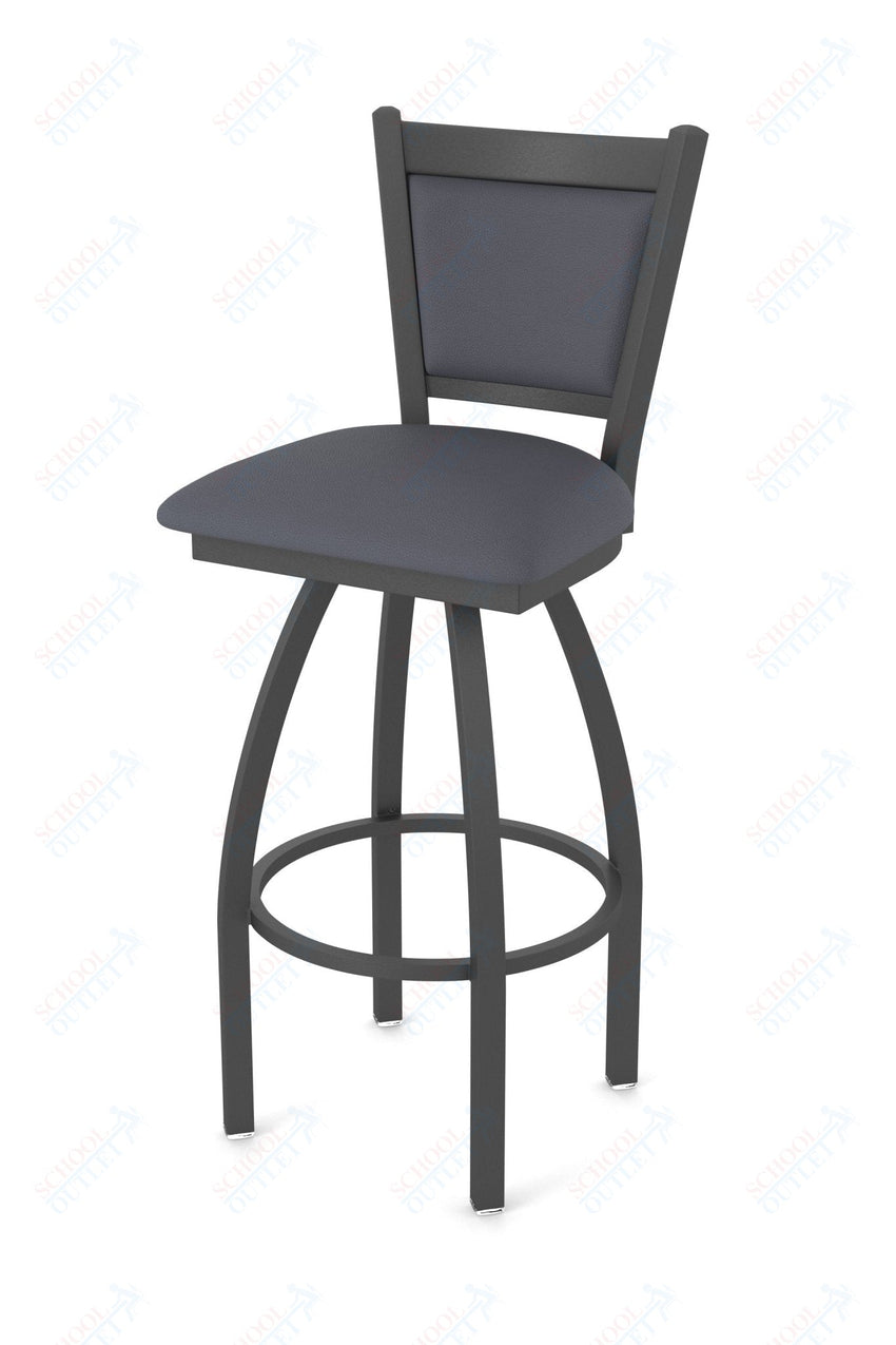 Holland Bar Stool 870 Hadleigh Swivel Counter Stool Upholstered Seat 25"H (HBS - 870 - CS - UP - 25H) - SchoolOutlet