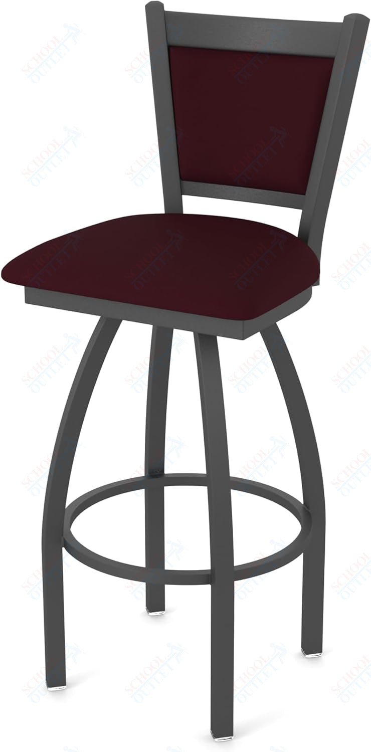 Holland Bar Stool 870 Hadleigh Swivel Counter Stool Upholstered Seat 25"H (HBS - 870 - CS - UP - 25H) - SchoolOutlet