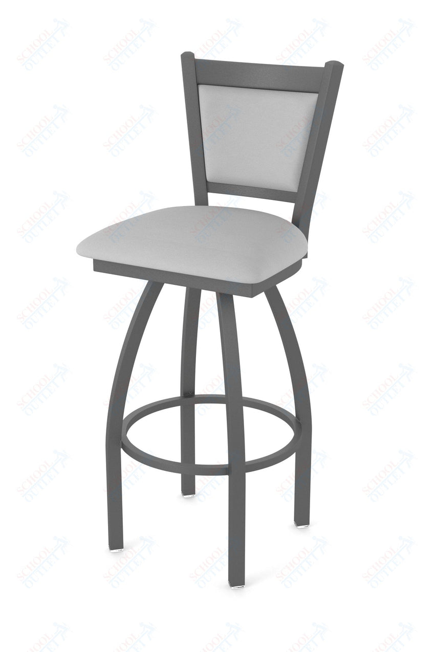 Holland Bar Stool 870 Hadleigh Swivel Counter Stool Upholstered Seat 25"H (HBS - 870 - CS - UP - 25H) - SchoolOutlet