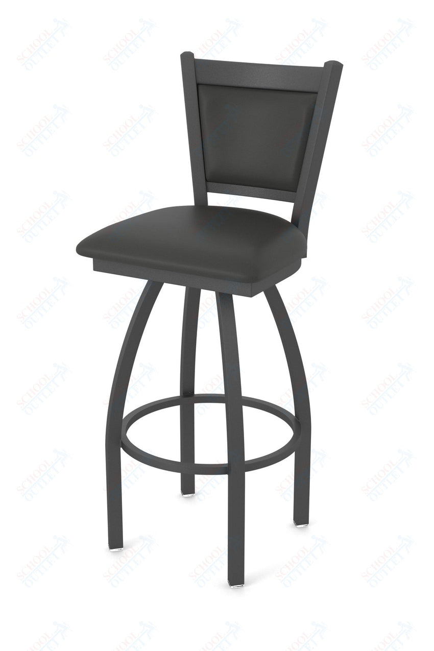 Holland Bar Stool 870 Hadleigh Swivel Counter Stool Upholstered Seat 25"H (HBS - 870 - CS - UP - 25H) - SchoolOutlet