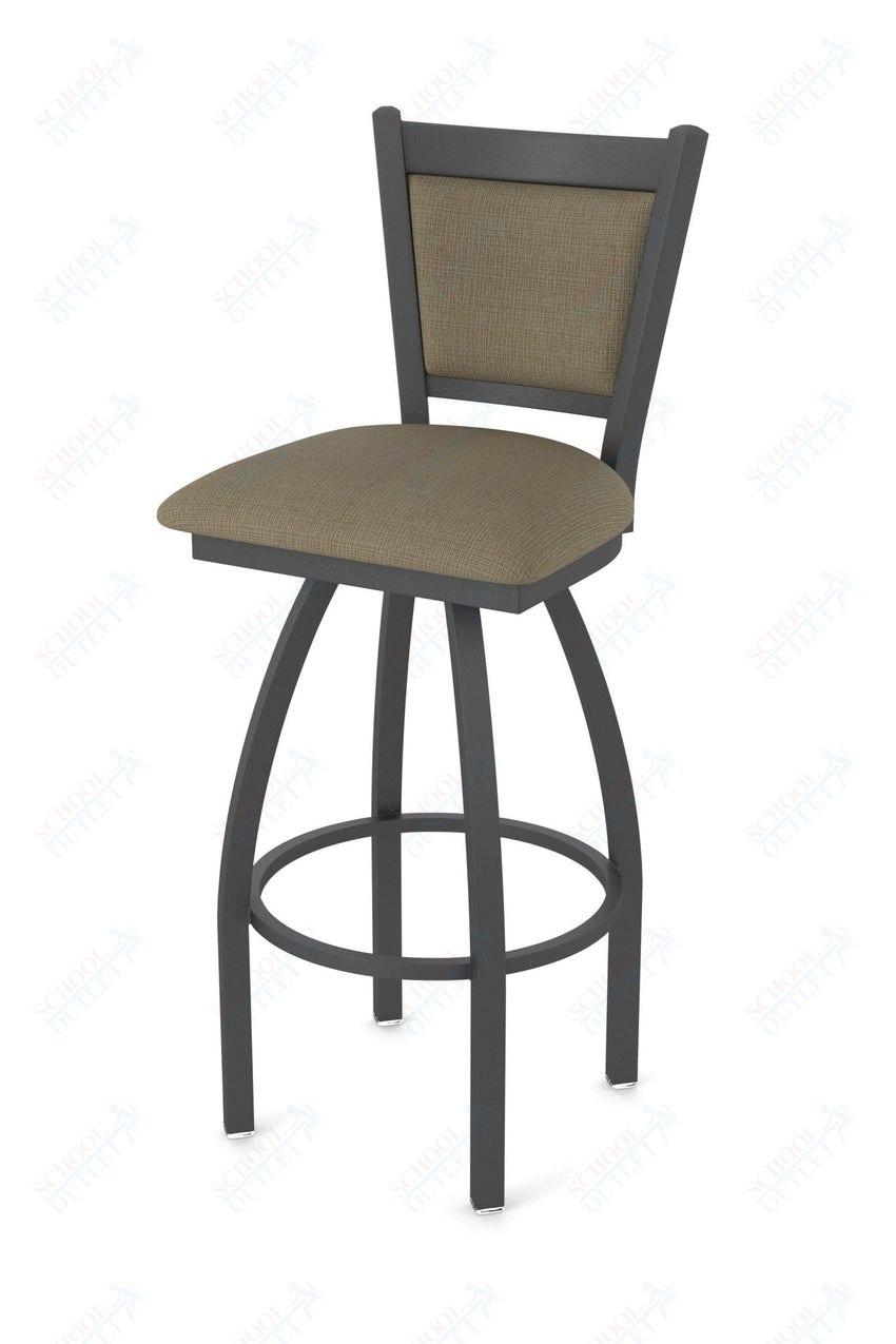 Holland Bar Stool 870 Hadleigh Swivel Counter Stool Upholstered Seat 25"H (HBS - 870 - CS - UP - 25H) - SchoolOutlet