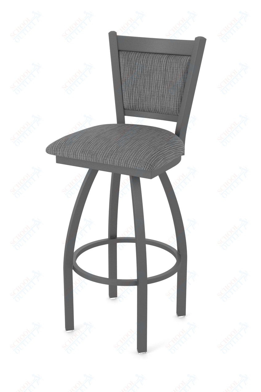 Holland Bar Stool 870 Hadleigh Swivel Counter Stool Upholstered Seat 25"H (HBS - 870 - CS - UP - 25H) - SchoolOutlet