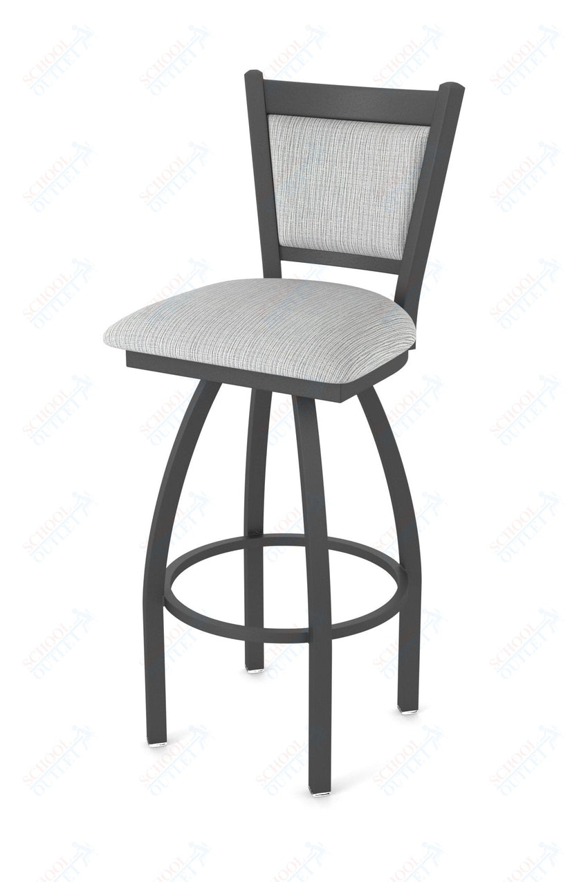 Holland Bar Stool 870 Hadleigh Swivel Counter Stool Upholstered Seat 25"H (HBS - 870 - CS - UP - 25H) - SchoolOutlet