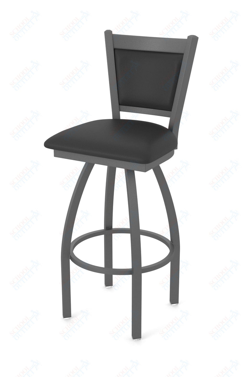Holland Bar Stool 870 Hadleigh Swivel Counter Stool Upholstered Seat 25"H (HBS - 870 - CS - UP - 25H) - SchoolOutlet