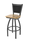 Holland Bar Stool 870 Hadleigh Swivel Counter Stool Wooden Seat 25