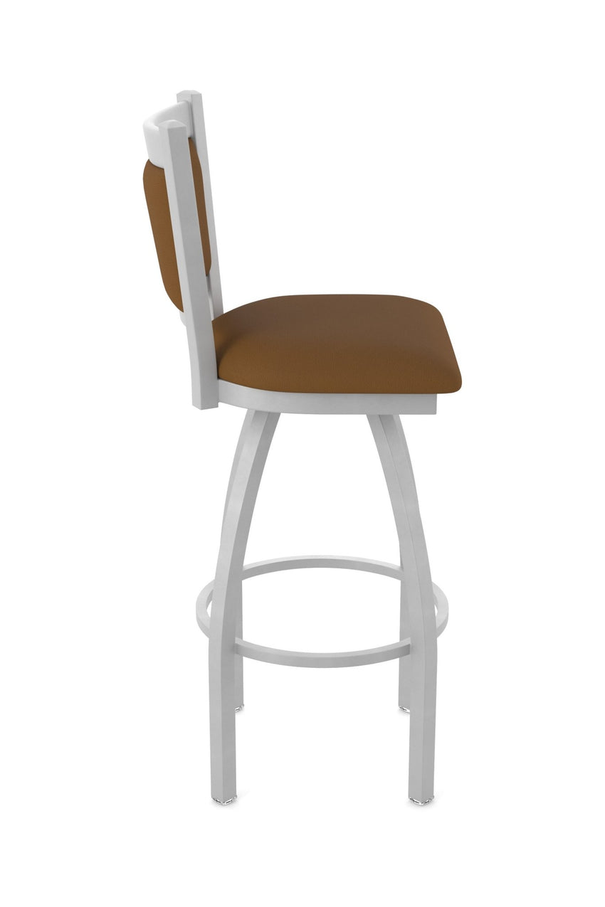 Holland Bar Stool 870 Hadleigh Swivel Bar Stool Upholstered Seat 30"H (HBS - 870 - BS - UP - 30H) - SchoolOutlet