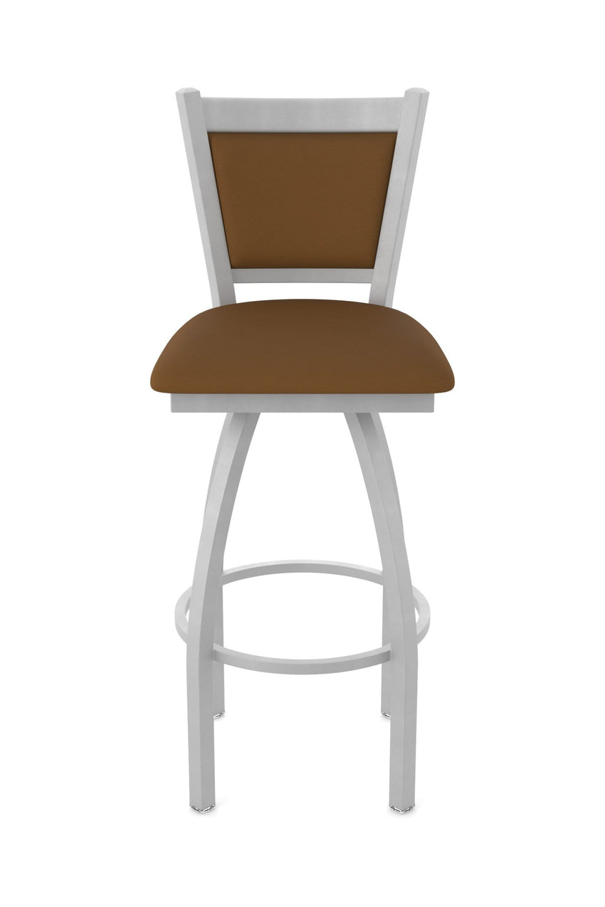 Holland Bar Stool 870 Hadleigh Swivel Bar Stool Upholstered Seat 30"H (HBS - 870 - BS - UP - 30H) - SchoolOutlet