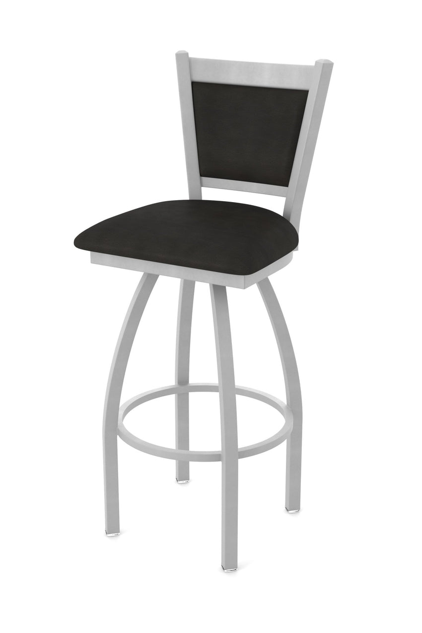 Holland Bar Stool 870 Hadleigh Swivel Bar Stool Upholstered Seat 30"H (HBS - 870 - BS - UP - 30H) - SchoolOutlet
