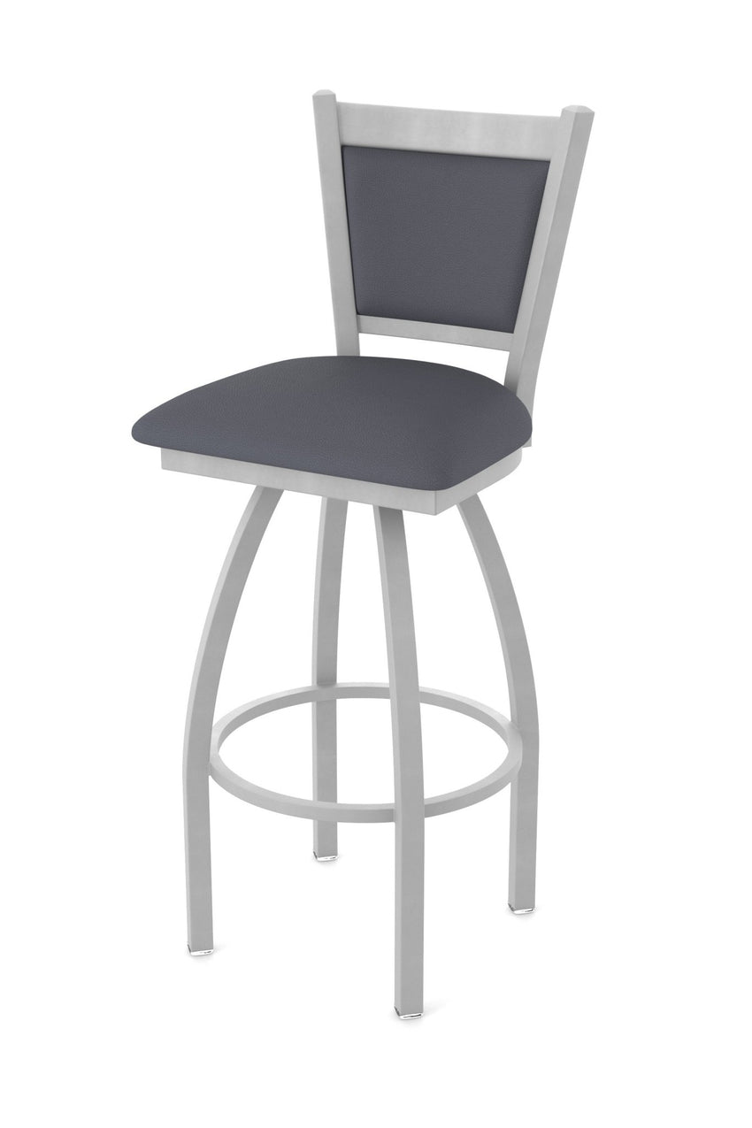 Holland Bar Stool 870 Hadleigh Swivel Bar Stool Upholstered Seat 30"H (HBS - 870 - BS - UP - 30H) - SchoolOutlet
