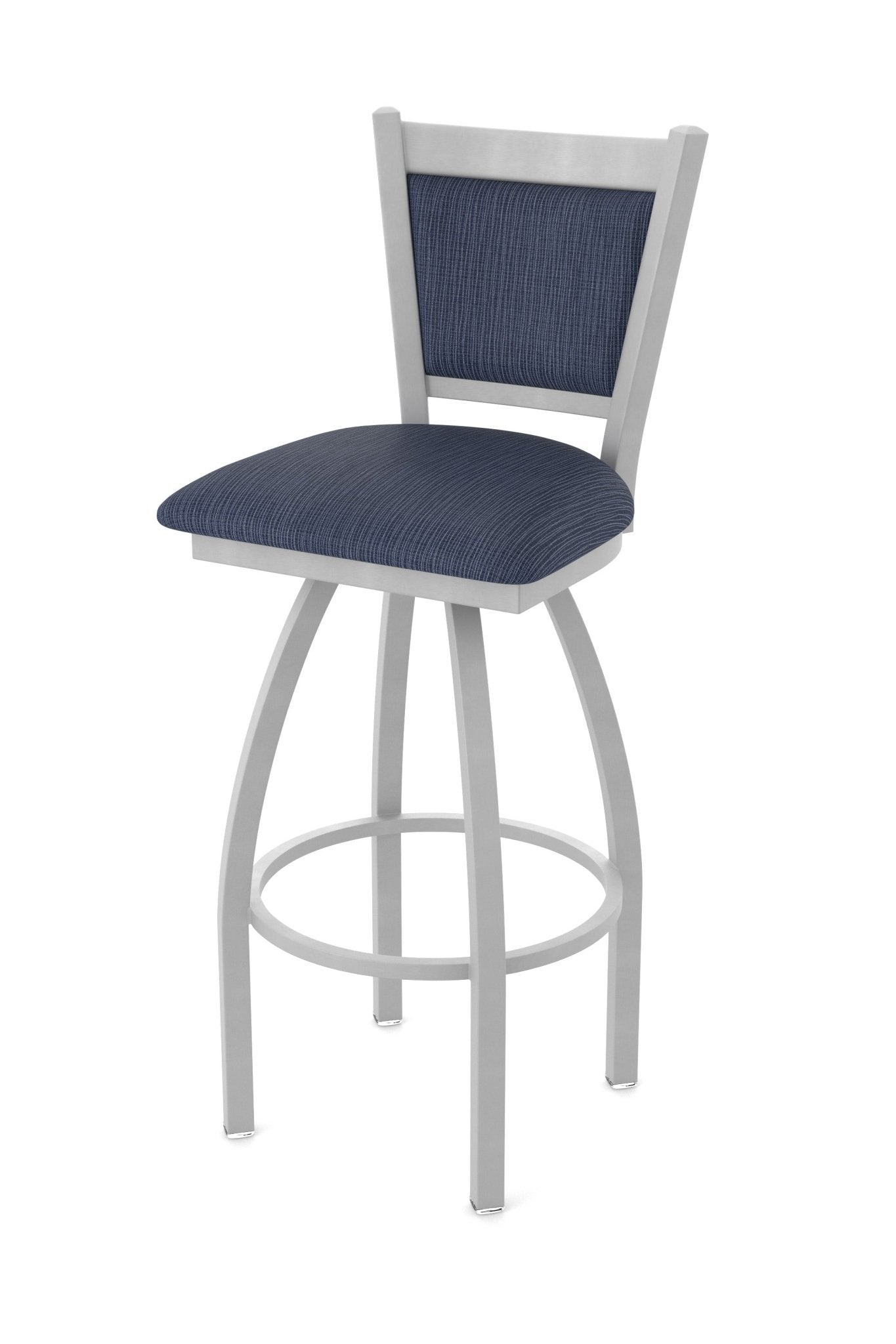 Holland Bar Stool 870 Hadleigh Swivel Bar Stool Upholstered Seat 30"H (HBS - 870 - BS - UP - 30H) - SchoolOutlet