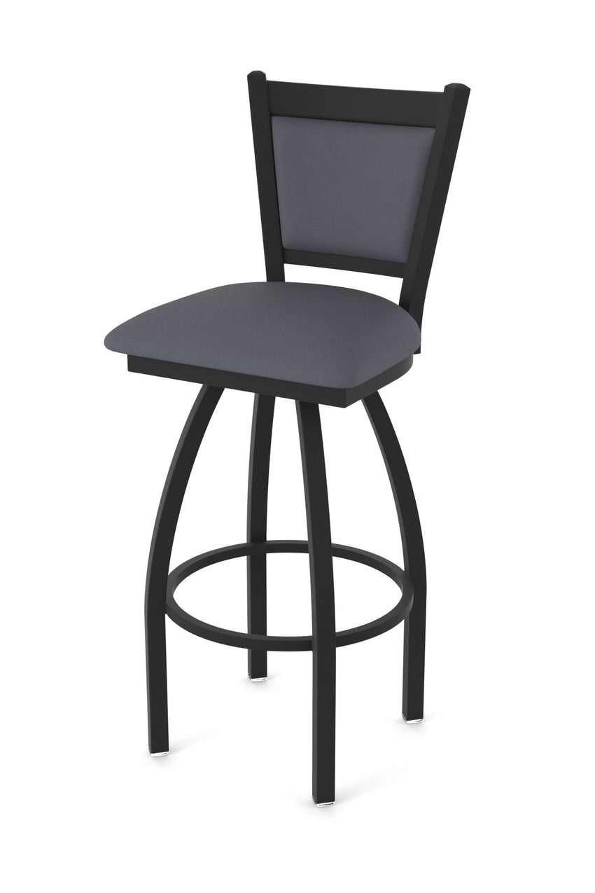 Holland Bar Stool 870 Hadleigh Swivel Bar Stool Upholstered Seat 30"H (HBS - 870 - BS - UP - 30H) - SchoolOutlet