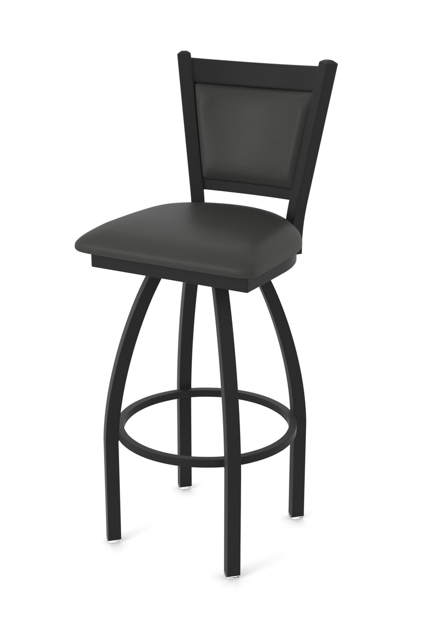 Holland Bar Stool 870 Hadleigh Swivel Bar Stool Upholstered Seat 30"H (HBS - 870 - BS - UP - 30H) - SchoolOutlet