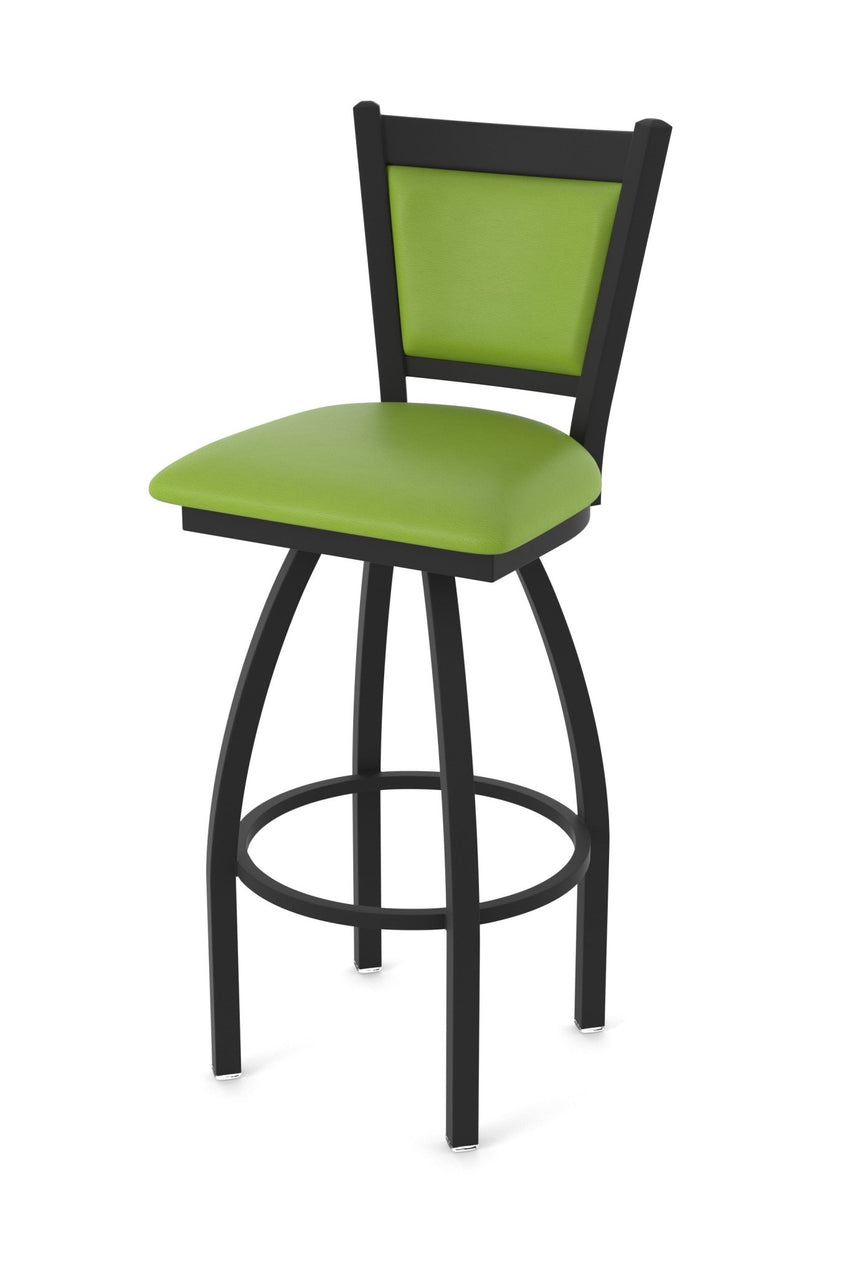 Holland Bar Stool 870 Hadleigh Swivel Bar Stool Upholstered Seat 30"H (HBS - 870 - BS - UP - 30H) - SchoolOutlet