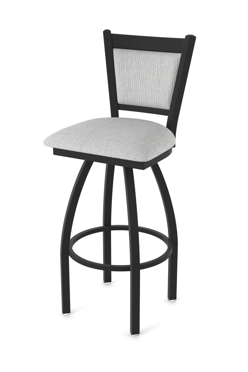 Holland Bar Stool 870 Hadleigh Swivel Bar Stool Upholstered Seat 30"H (HBS - 870 - BS - UP - 30H) - SchoolOutlet