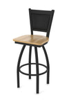 Holland Bar Stool 870 Hadleigh Swivel Bar Stool Wooden Seat 30