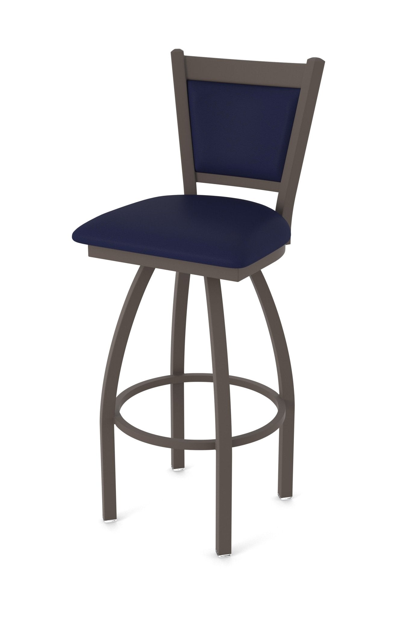Holland Bar Stool 870 Hadleigh Swivel Bar Stool Upholstered Seat 30"H (HBS - 870 - BS - UP - 30H) - SchoolOutlet
