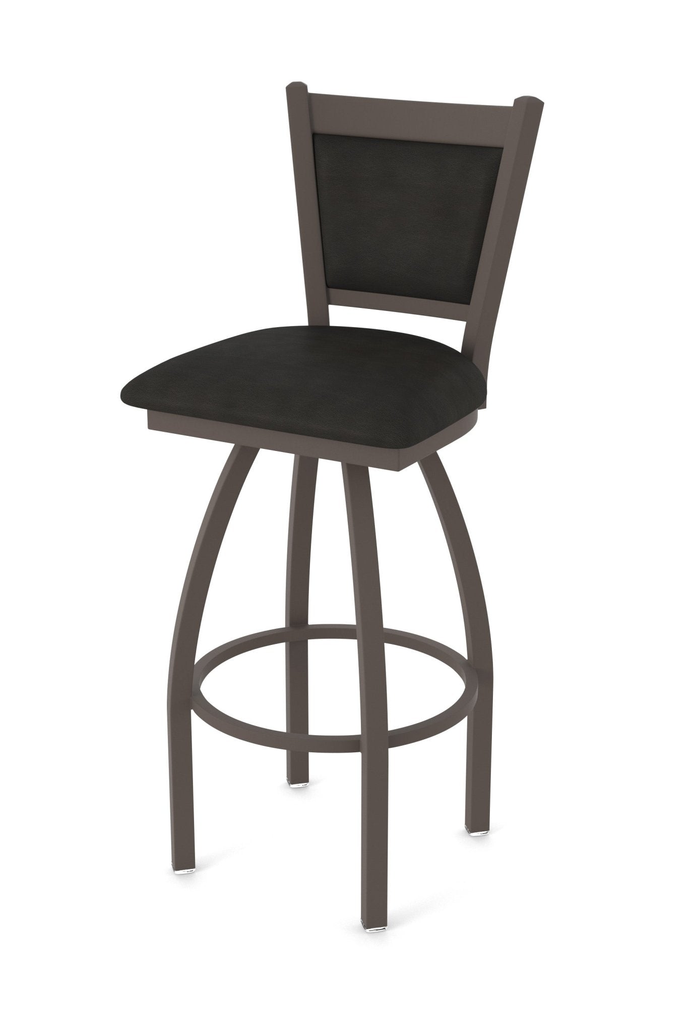 Holland Bar Stool 870 Hadleigh Swivel Bar Stool Upholstered Seat 30"H (HBS - 870 - BS - UP - 30H) - SchoolOutlet