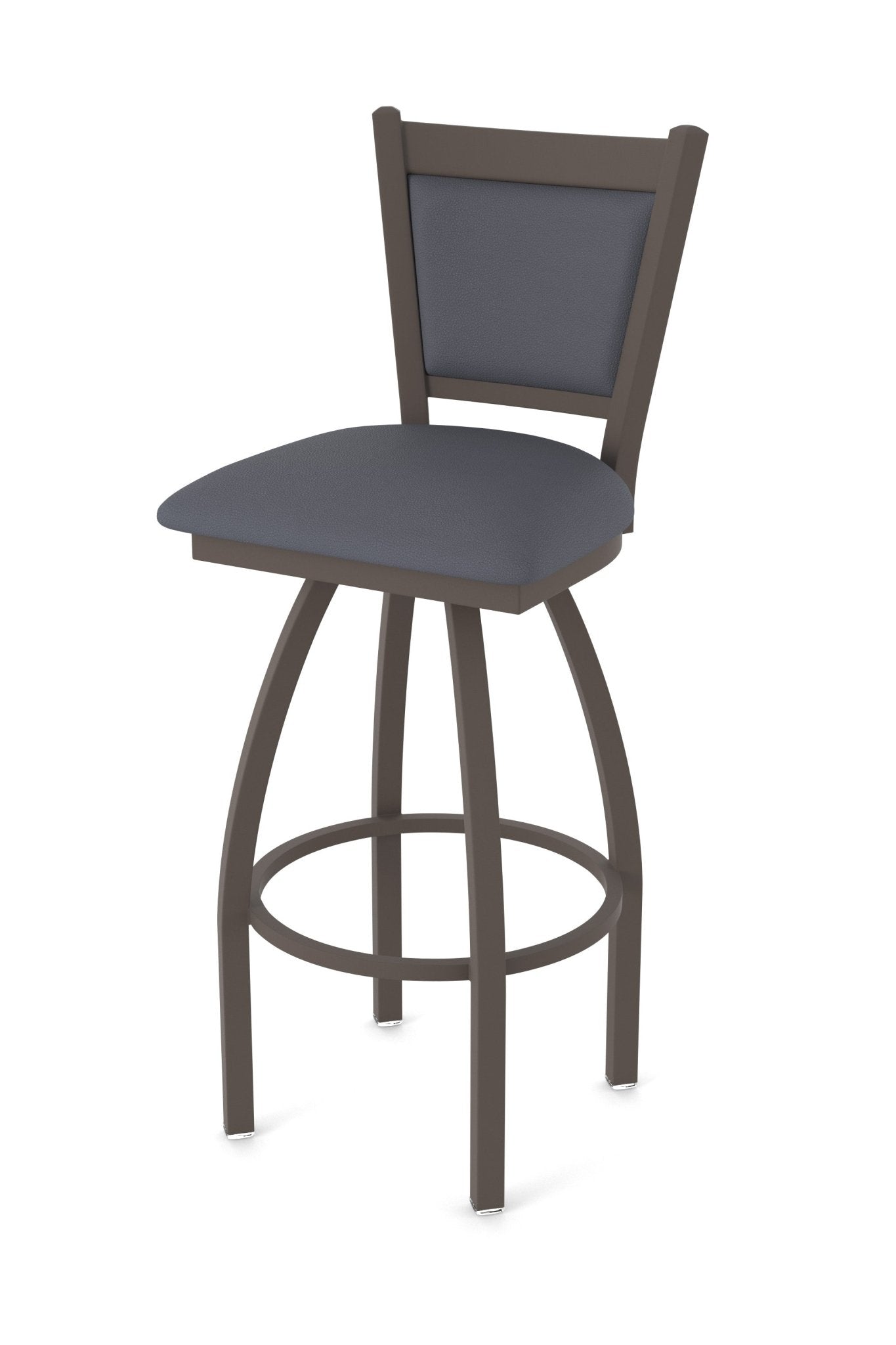Holland Bar Stool 870 Hadleigh Swivel Bar Stool Upholstered Seat 30"H (HBS - 870 - BS - UP - 30H) - SchoolOutlet