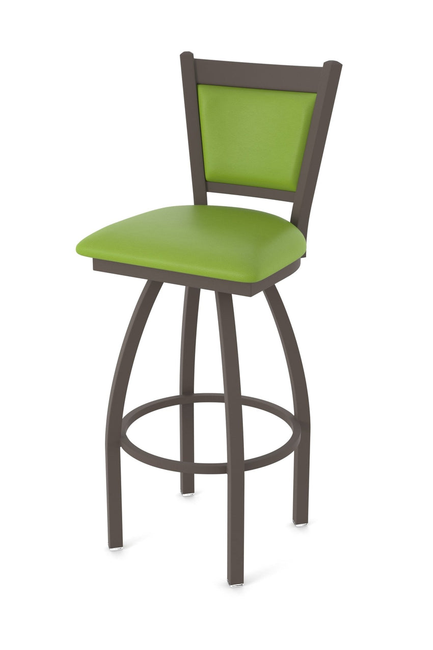 Holland Bar Stool 870 Hadleigh Swivel Bar Stool Upholstered Seat 30"H (HBS - 870 - BS - UP - 30H) - SchoolOutlet