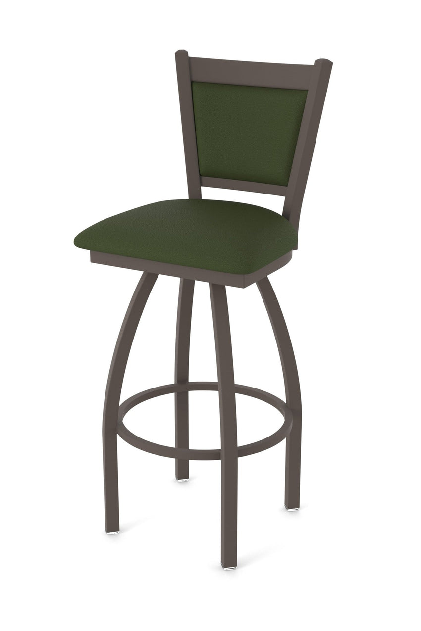 Holland Bar Stool 870 Hadleigh Swivel Bar Stool Upholstered Seat 30"H (HBS - 870 - BS - UP - 30H) - SchoolOutlet