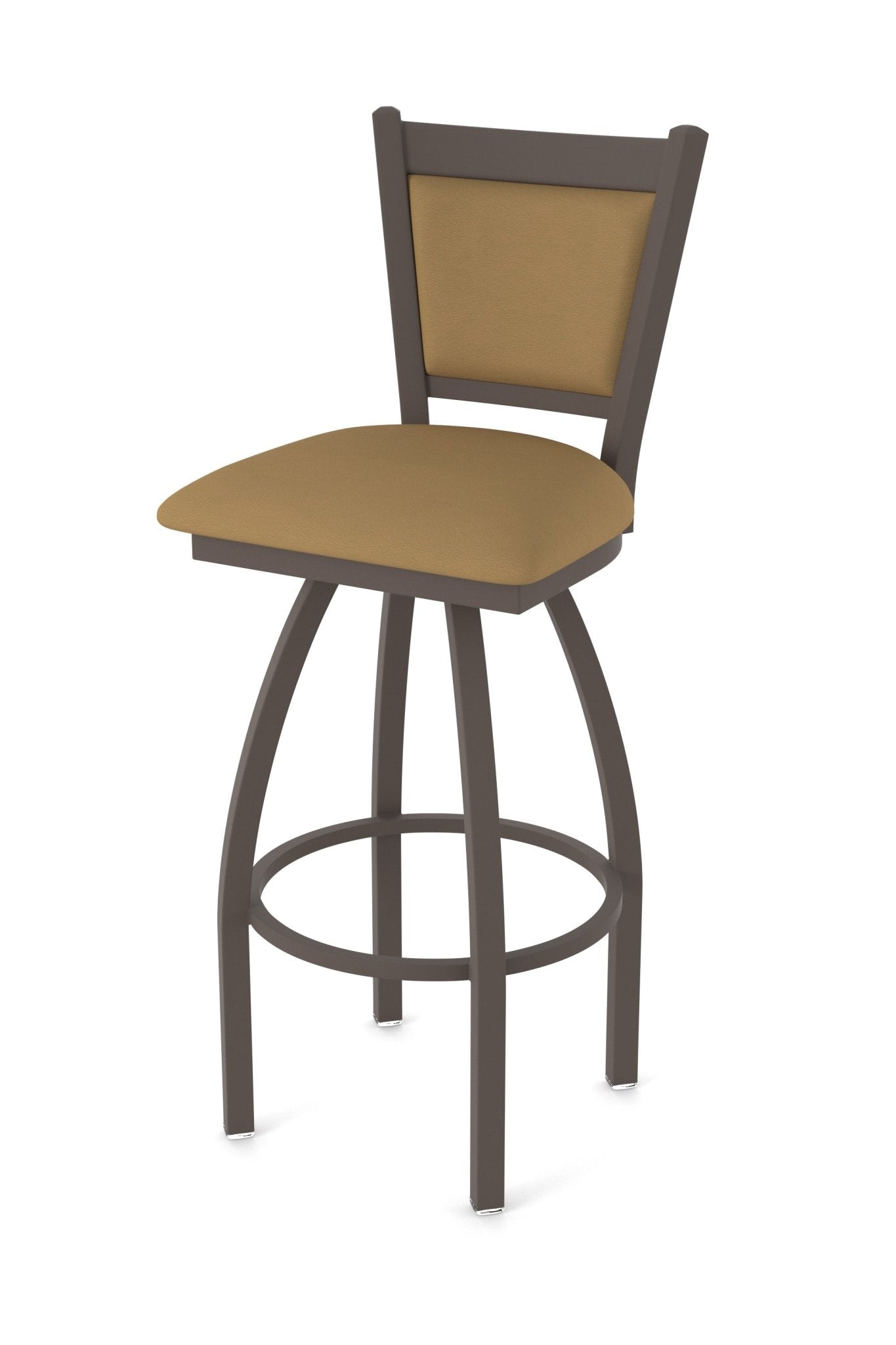 Holland Bar Stool 870 Hadleigh Swivel Bar Stool Upholstered Seat 30"H (HBS - 870 - BS - UP - 30H) - SchoolOutlet