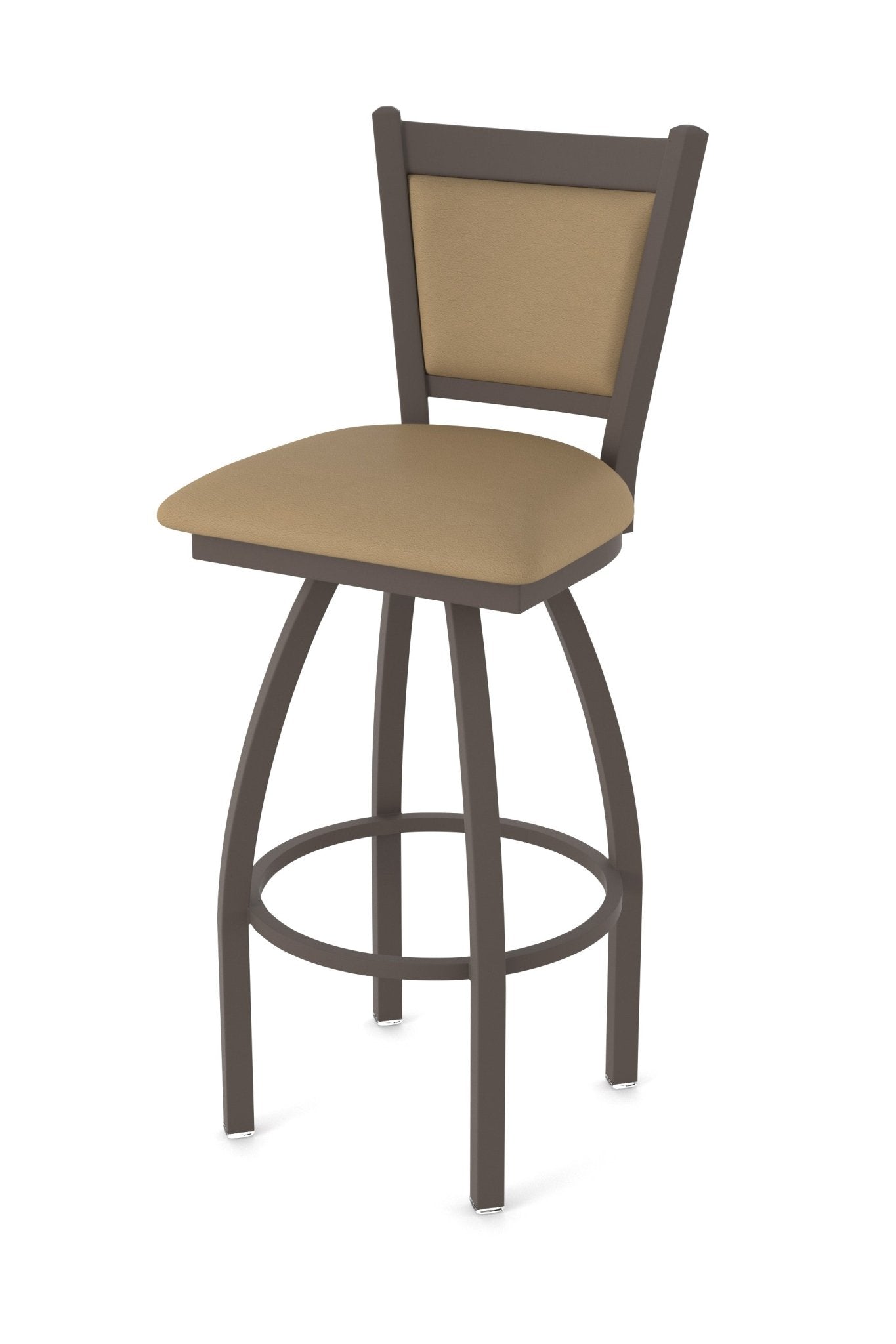 Holland Bar Stool 870 Hadleigh Swivel Bar Stool Upholstered Seat 30"H (HBS - 870 - BS - UP - 30H) - SchoolOutlet