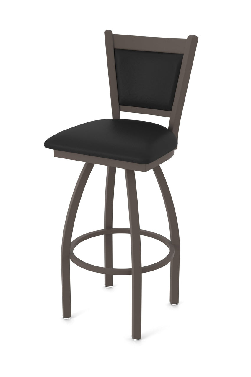 Holland Bar Stool 870 Hadleigh Swivel Bar Stool Upholstered Seat 30"H (HBS - 870 - BS - UP - 30H) - SchoolOutlet