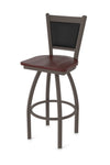 Holland Bar Stool 870 Hadleigh Swivel Bar Stool Wooden Seat 30