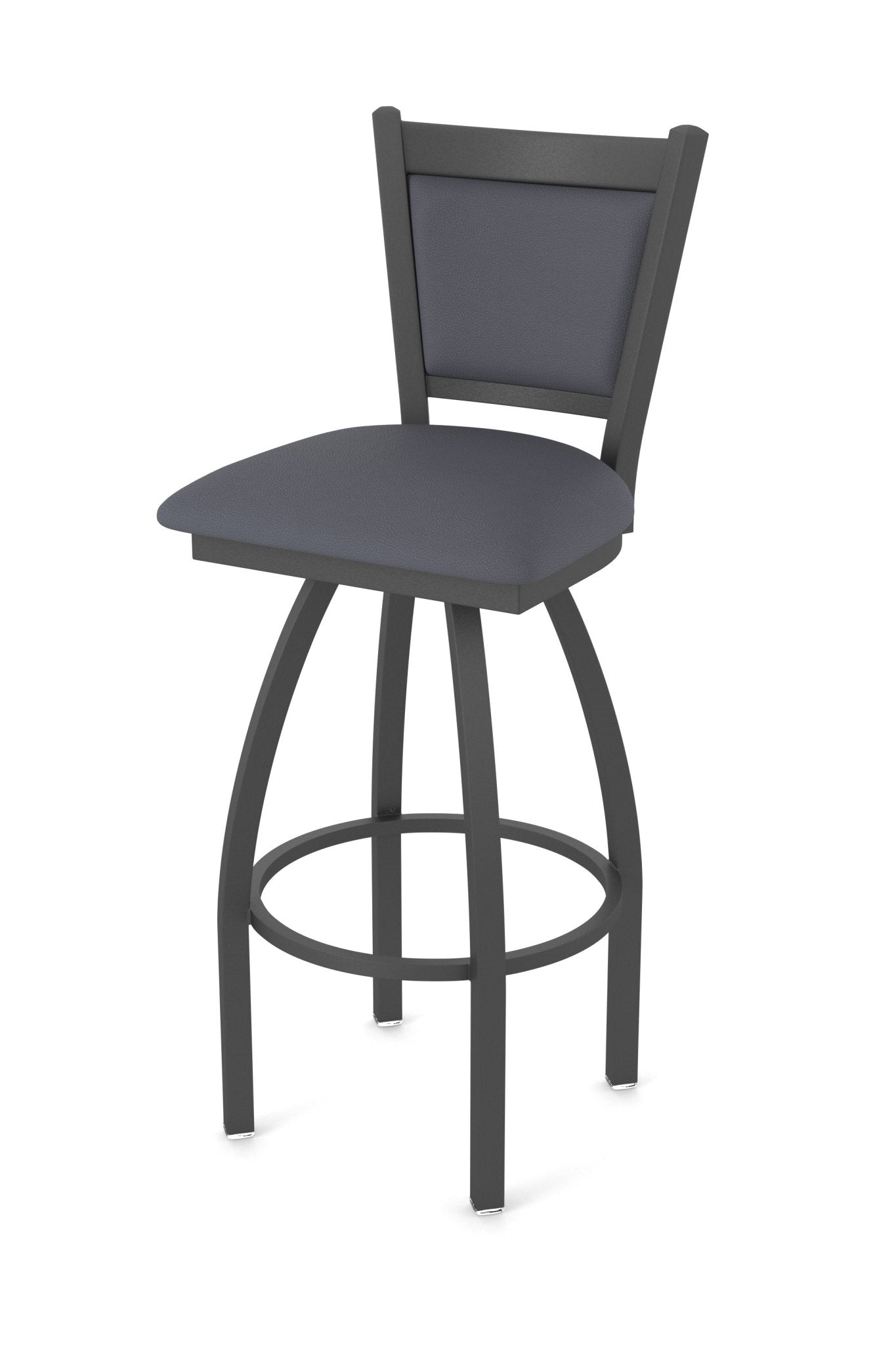 Holland Bar Stool 870 Hadleigh Swivel Bar Stool Upholstered Seat 30"H (HBS - 870 - BS - UP - 30H) - SchoolOutlet