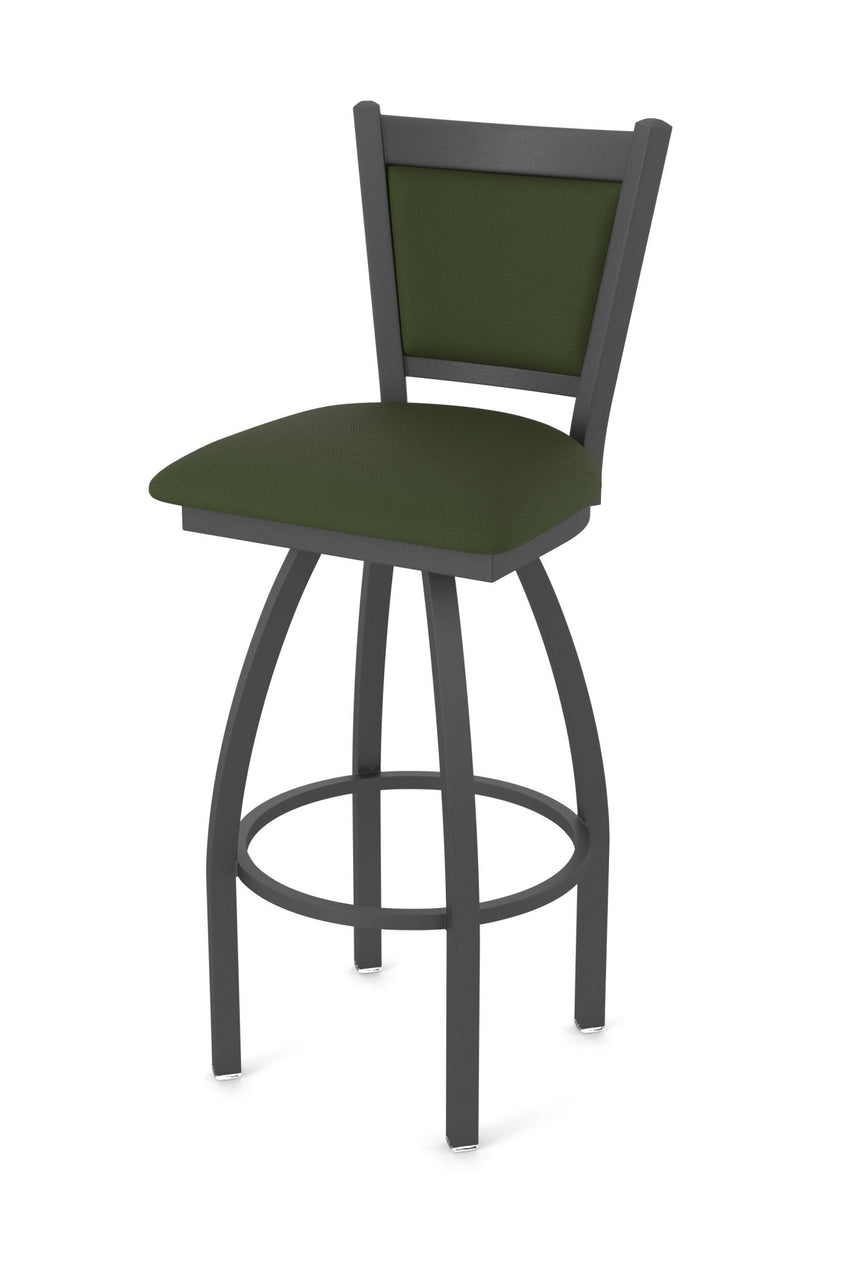 Holland Bar Stool 870 Hadleigh Swivel Bar Stool Upholstered Seat 30"H (HBS - 870 - BS - UP - 30H) - SchoolOutlet