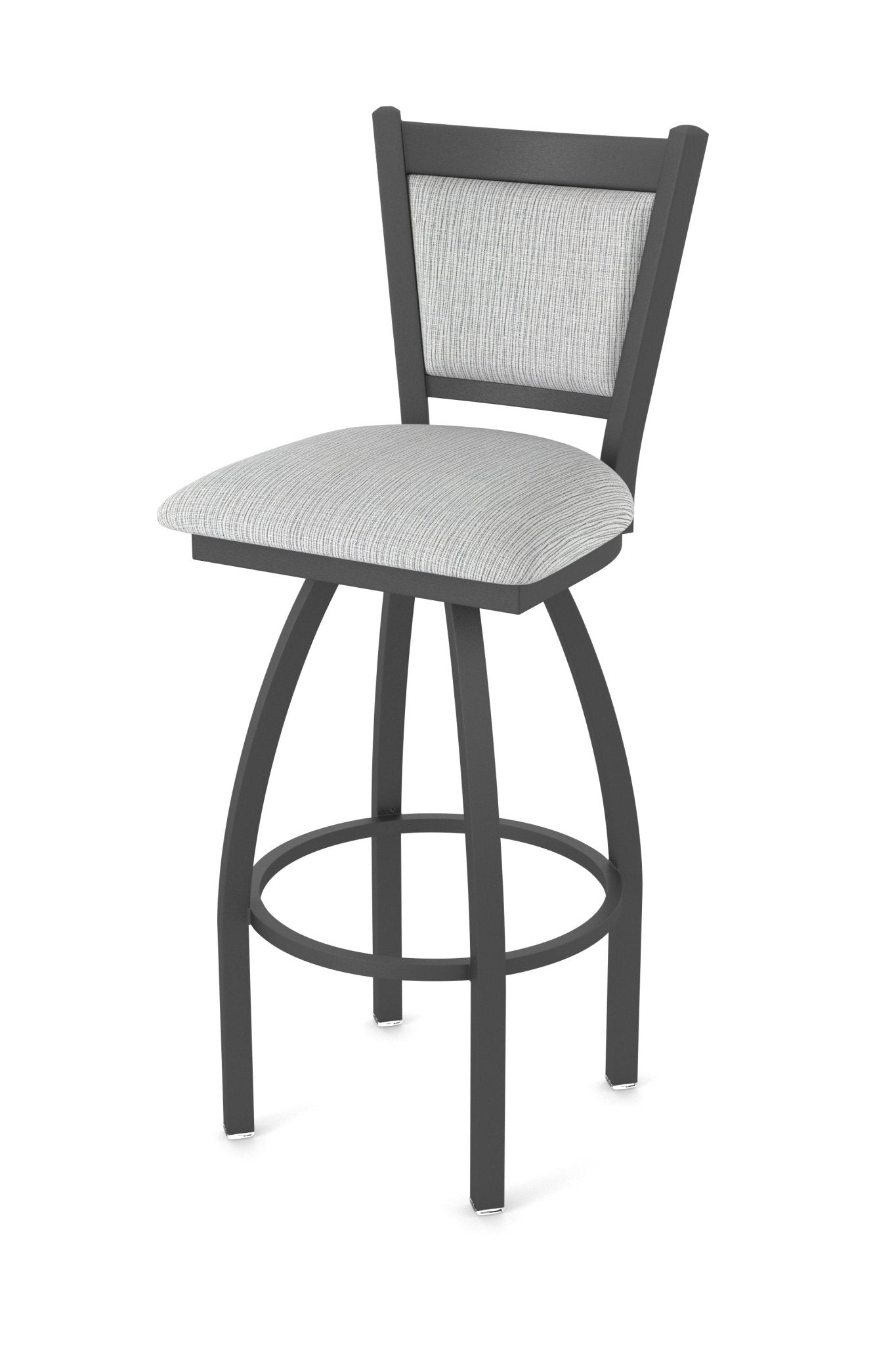 Holland Bar Stool 870 Hadleigh Swivel Bar Stool Upholstered Seat 30"H (HBS - 870 - BS - UP - 30H) - SchoolOutlet