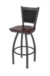 Holland Bar Stool 870 Hadleigh Swivel Bar Stool Wooden Seat 30