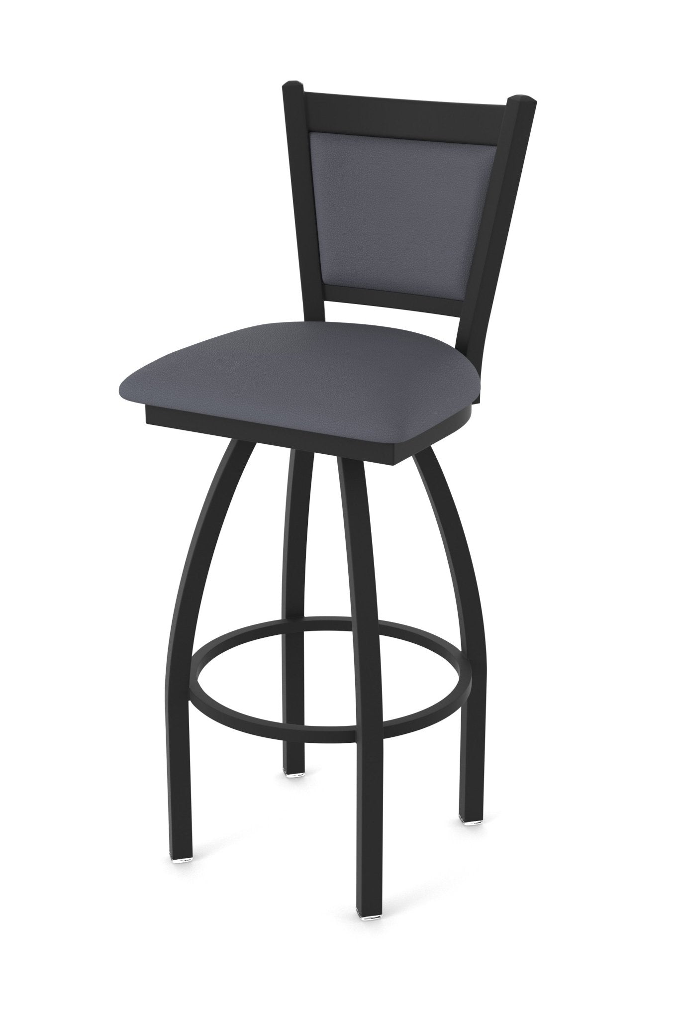 Holland Bar Stool 870 Hadleigh Swivel Bar Stool Upholstered Seat 36"H (HBS - 870 - BS - UP - 36H) - SchoolOutlet