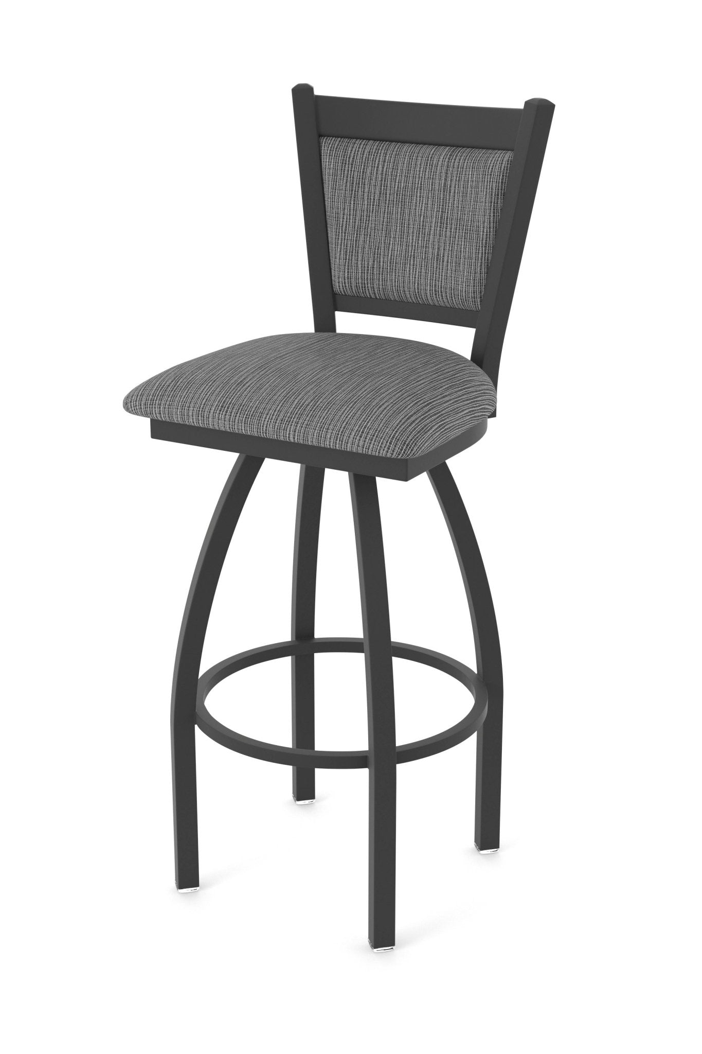 Holland Bar Stool 870 Hadleigh Swivel Bar Stool Upholstered Seat 36"H (HBS - 870 - BS - UP - 36H) - SchoolOutlet