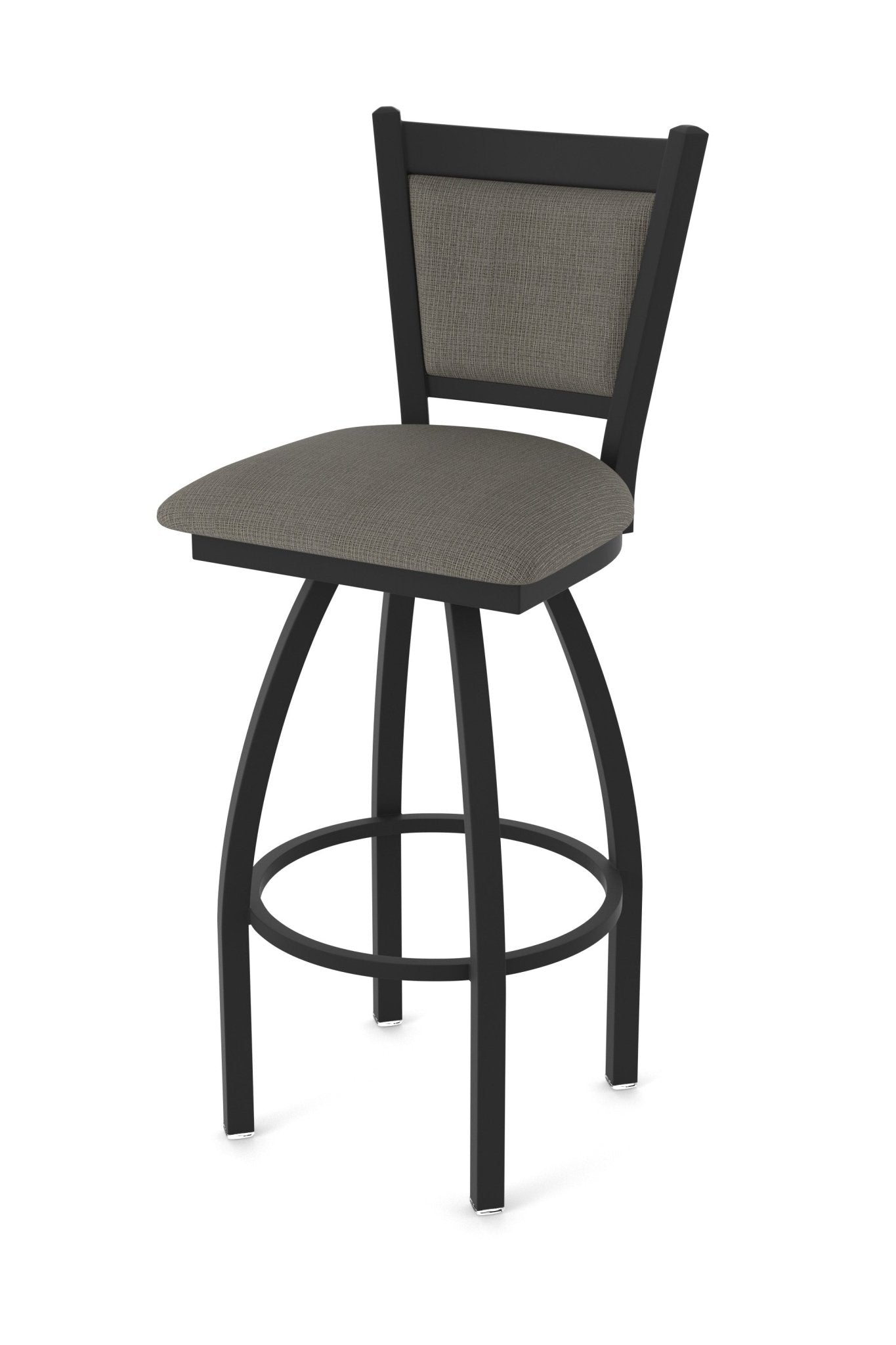 Holland Bar Stool 870 Hadleigh Swivel Bar Stool Upholstered Seat 36"H (HBS - 870 - BS - UP - 36H) - SchoolOutlet