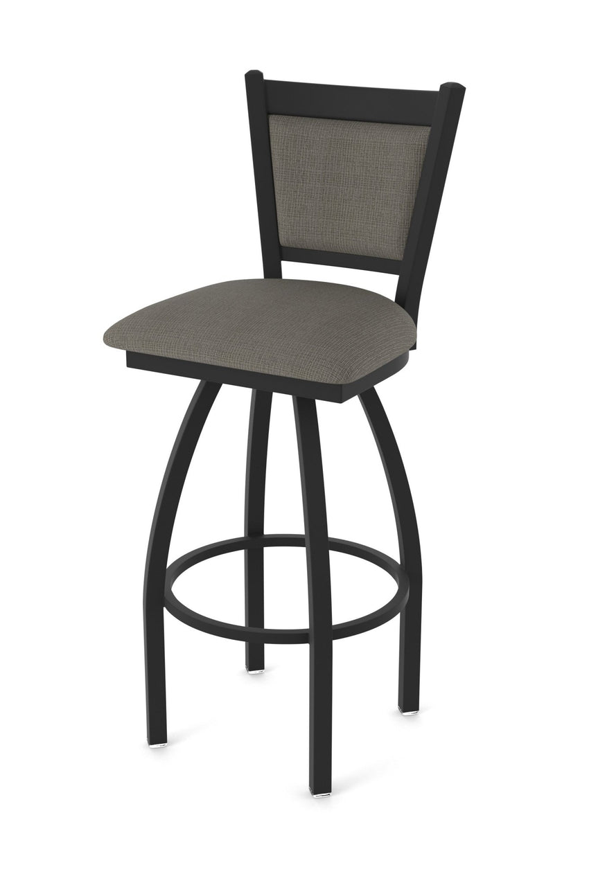 Holland Bar Stool 870 Hadleigh Swivel Bar Stool Upholstered Seat 36"H (HBS - 870 - BS - UP - 36H) - SchoolOutlet