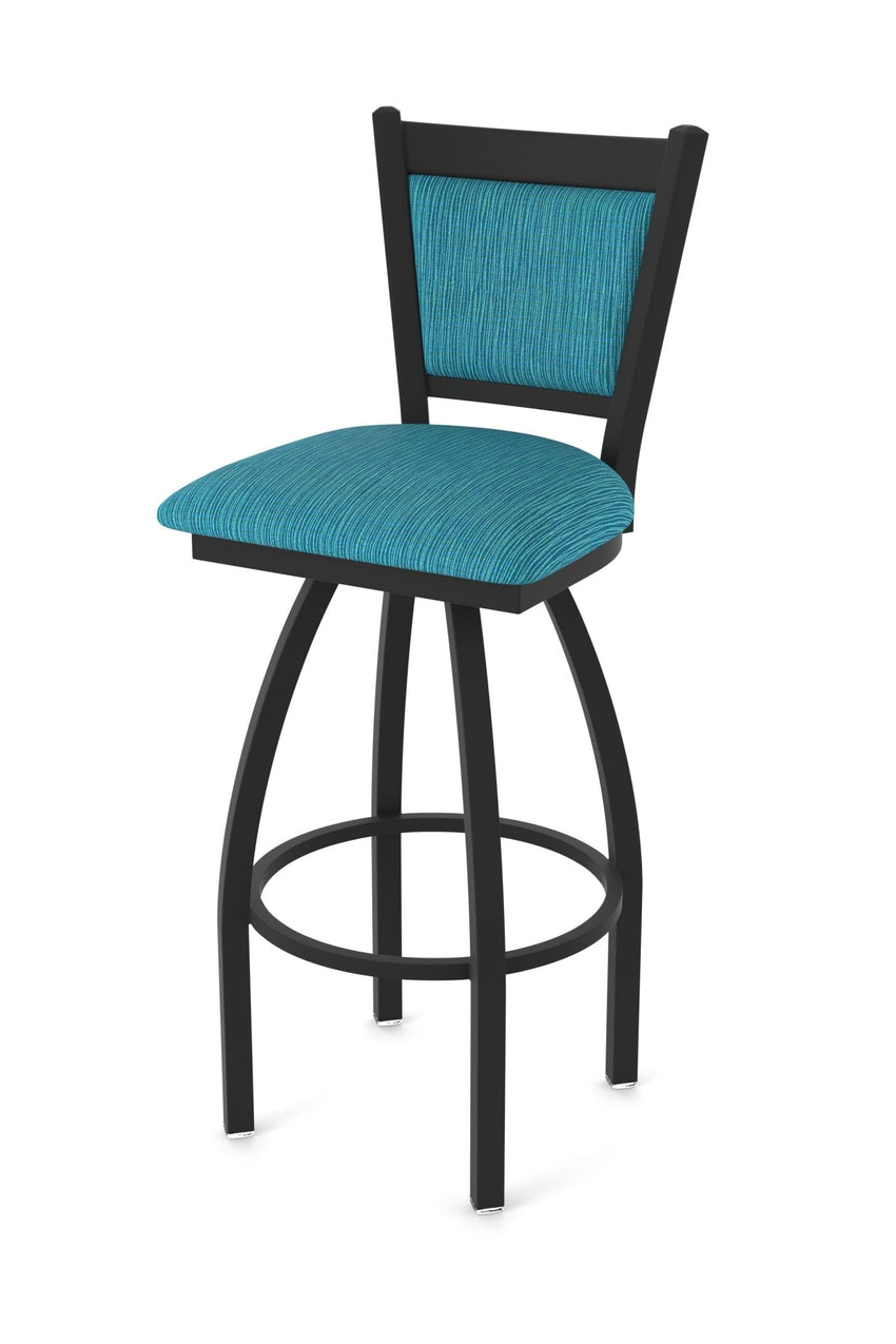 Holland Bar Stool 870 Hadleigh Swivel Bar Stool Upholstered Seat 36"H (HBS - 870 - BS - UP - 36H) - SchoolOutlet