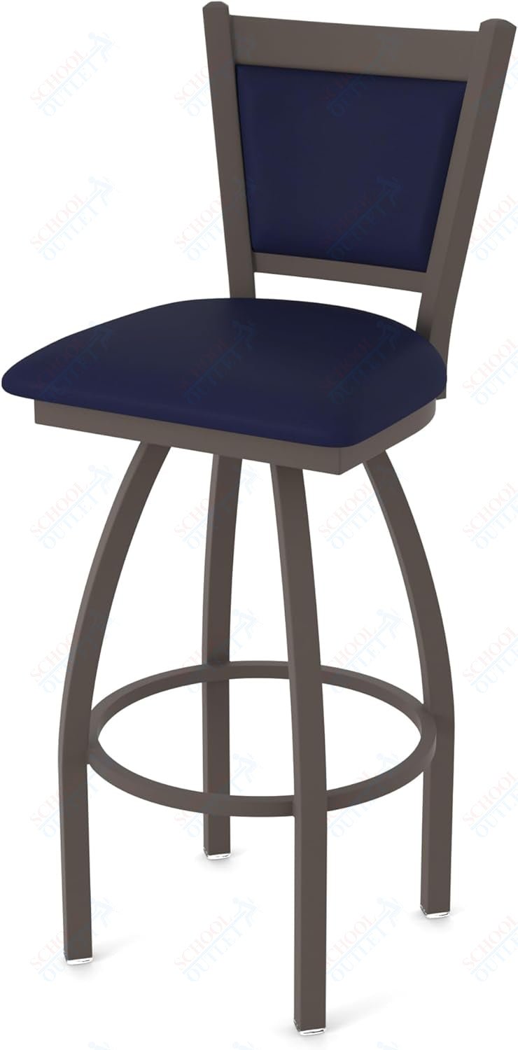 Holland Bar Stool 870 Hadleigh Swivel Bar Stool Upholstered Seat 36"H (HBS - 870 - BS - UP - 36H) - SchoolOutlet