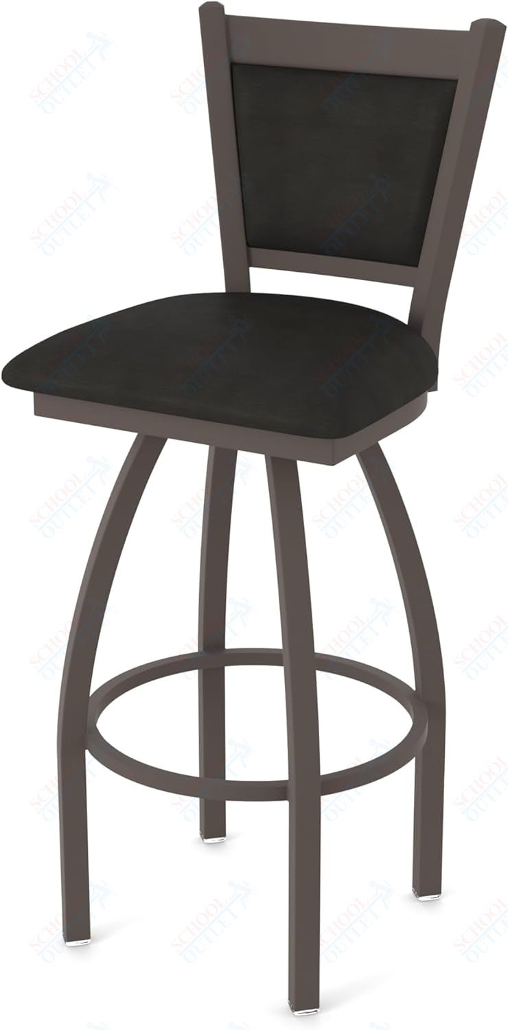 Holland Bar Stool 870 Hadleigh Swivel Bar Stool Upholstered Seat 36"H (HBS - 870 - BS - UP - 36H) - SchoolOutlet