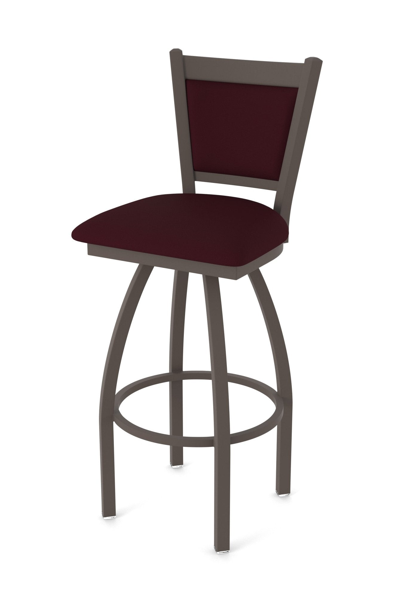 Holland Bar Stool 870 Hadleigh Swivel Bar Stool Upholstered Seat 36"H (HBS - 870 - BS - UP - 36H) - SchoolOutlet