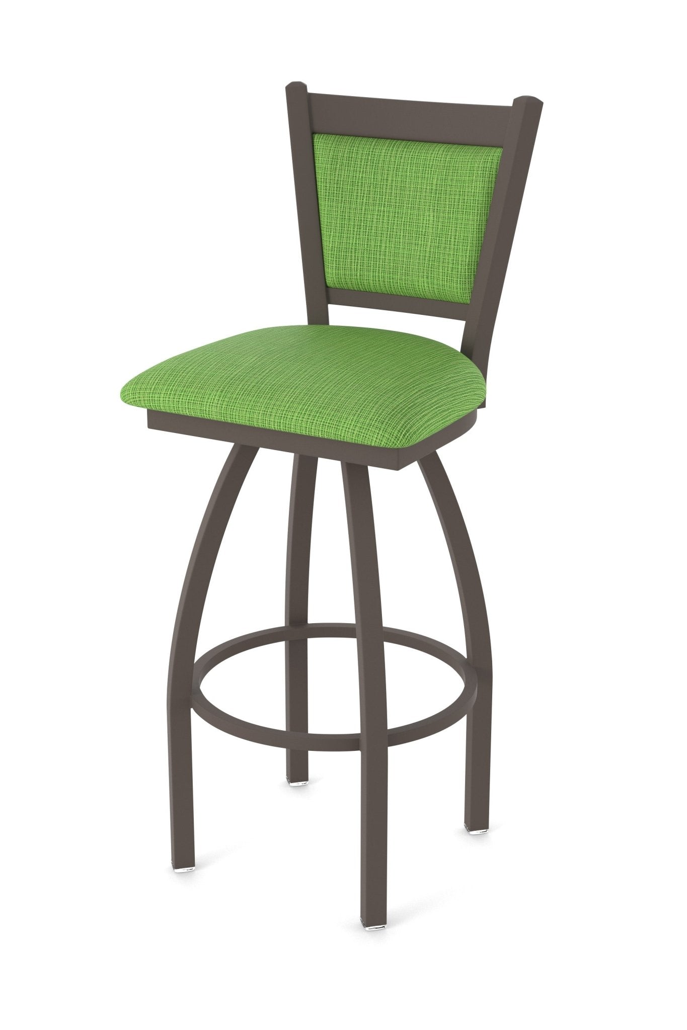Holland Bar Stool 870 Hadleigh Swivel Bar Stool Upholstered Seat 36"H (HBS - 870 - BS - UP - 36H) - SchoolOutlet