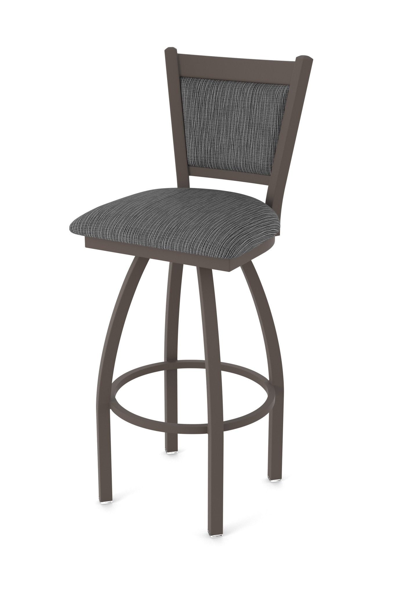 Holland Bar Stool 870 Hadleigh Swivel Bar Stool Upholstered Seat 36"H (HBS - 870 - BS - UP - 36H) - SchoolOutlet
