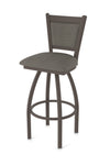 Holland Bar Stool 870 Hadleigh Swivel Bar Stool Upholstered Seat 36
