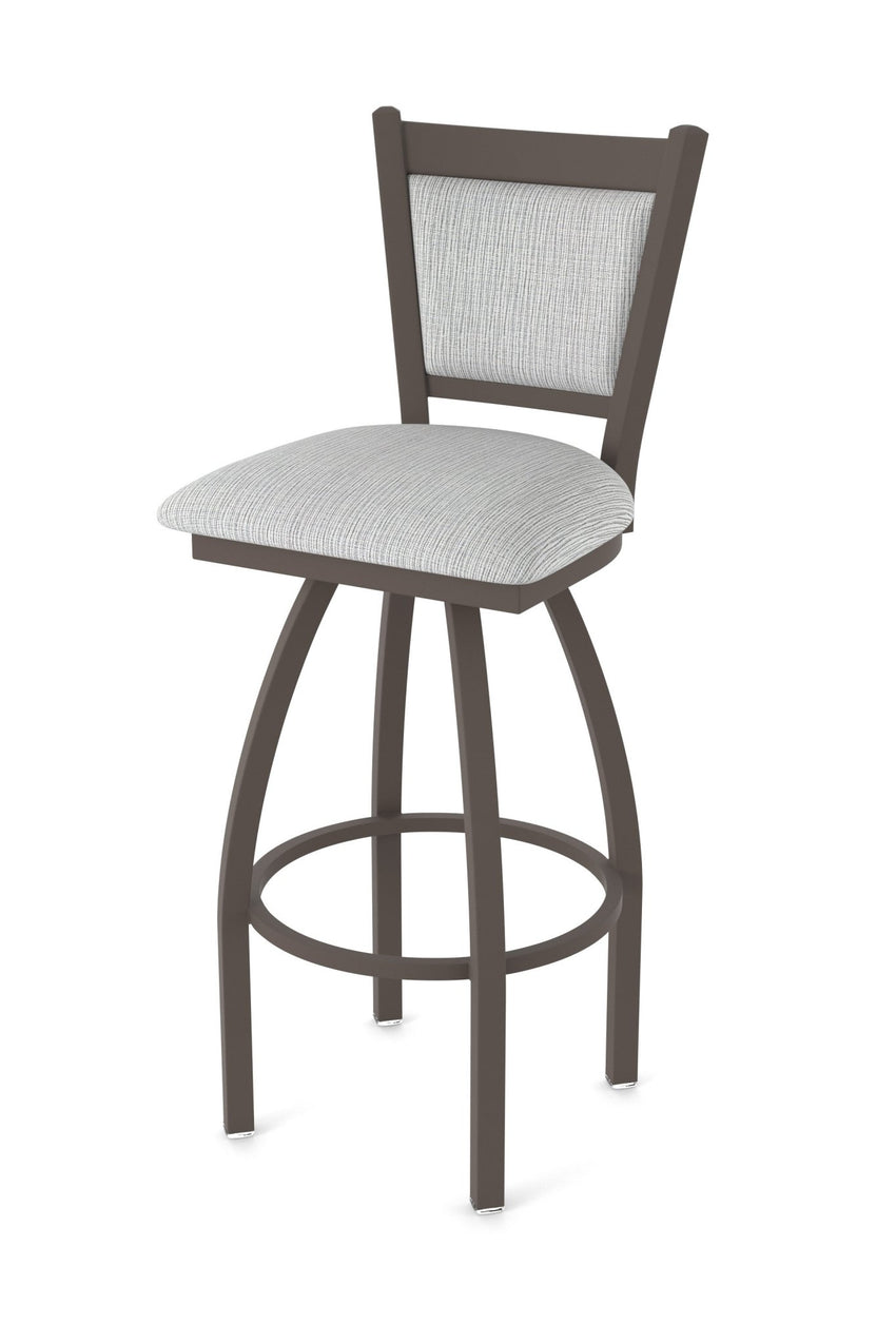 Holland Bar Stool 870 Hadleigh Swivel Bar Stool Upholstered Seat 36"H (HBS - 870 - BS - UP - 36H) - SchoolOutlet