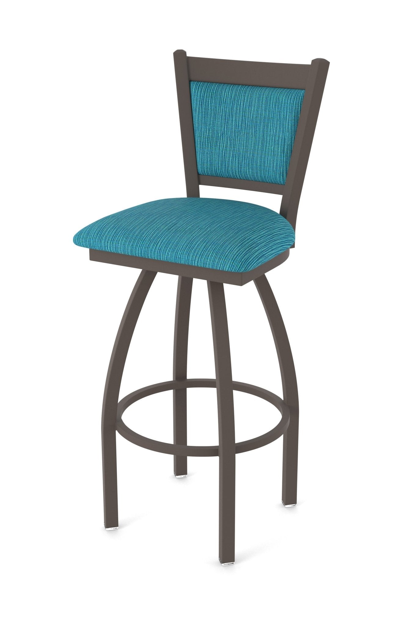Holland Bar Stool 870 Hadleigh Swivel Bar Stool Upholstered Seat 36"H (HBS - 870 - BS - UP - 36H) - SchoolOutlet