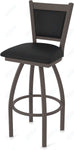 Holland Bar Stool 870 Hadleigh Swivel Bar Stool Upholstered Seat 36