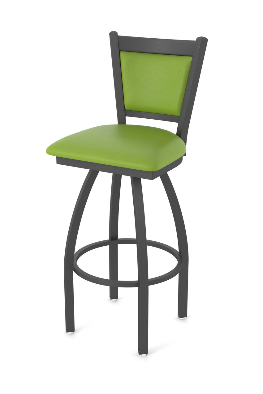 Holland Bar Stool 870 Hadleigh Swivel Bar Stool Upholstered Seat 36"H (HBS - 870 - BS - UP - 36H) - SchoolOutlet
