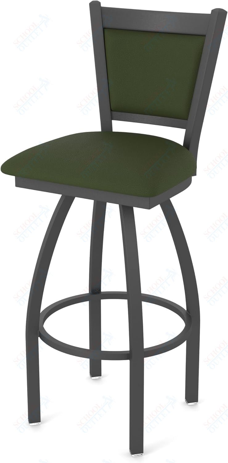 Holland Bar Stool 870 Hadleigh Swivel Bar Stool Upholstered Seat 36"H (HBS - 870 - BS - UP - 36H) - SchoolOutlet