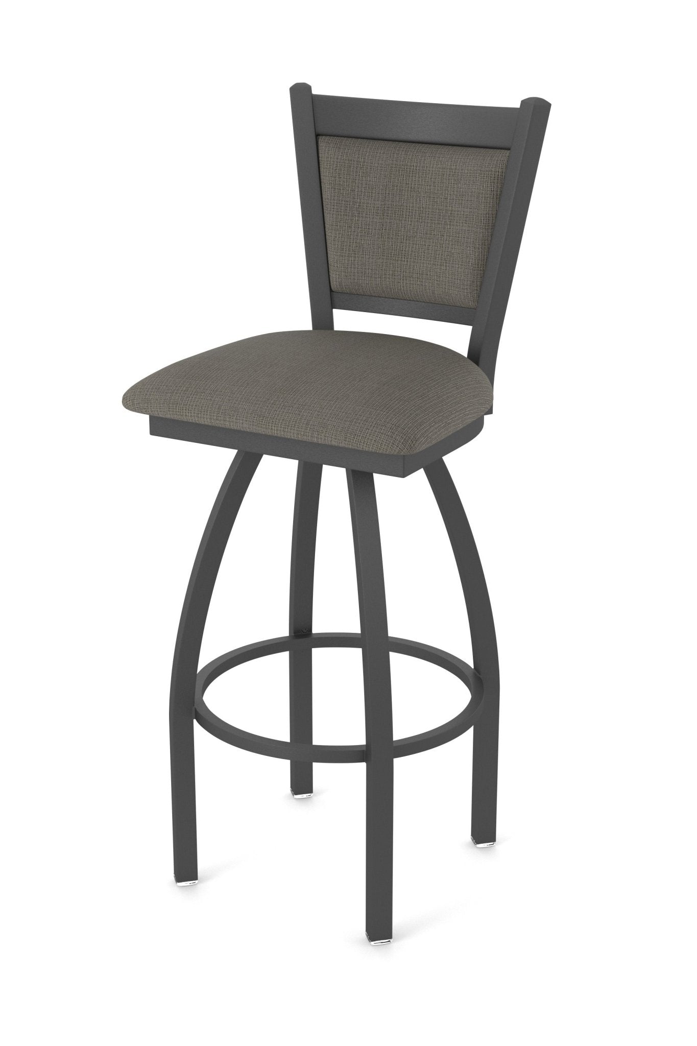 Holland Bar Stool 870 Hadleigh Swivel Bar Stool Upholstered Seat 36"H (HBS - 870 - BS - UP - 36H) - SchoolOutlet
