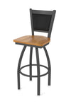Holland Bar Stool 870 Hadleigh Swivel Bar Stool Wooden Seat 36